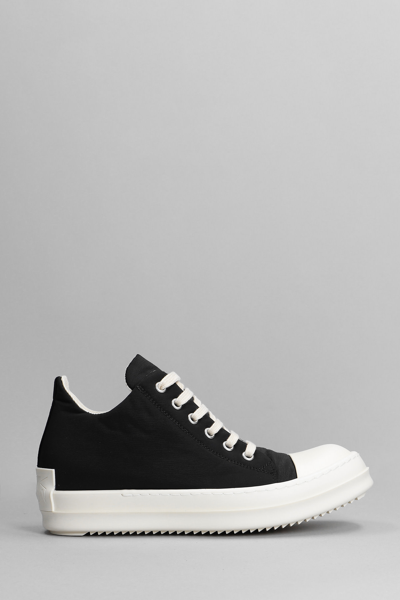 Shop Drkshdw Low Sneaks Sneakers In Black Polyamide In Nero