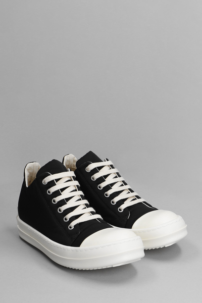 Shop Drkshdw Low Sneaks Sneakers In Black Polyamide In Nero