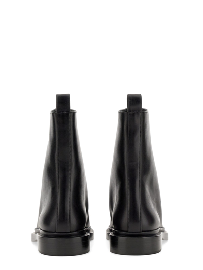 Shop Jil Sander Chelsea Boots In Nero