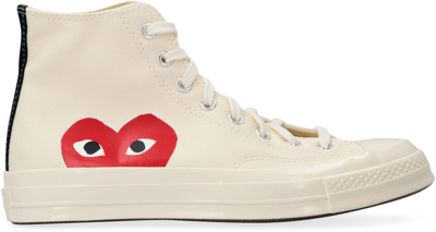 Shop Comme Des Garçons Play Chuck 70 High-top Sneakers In White