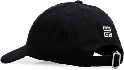 Shop Givenchy Logo Baseball Cap In Black
