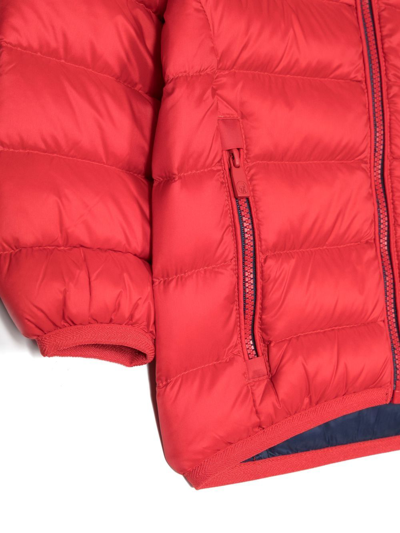 Ciesse Piumini Junior Padded Hooded Puffer Jacket In Red
