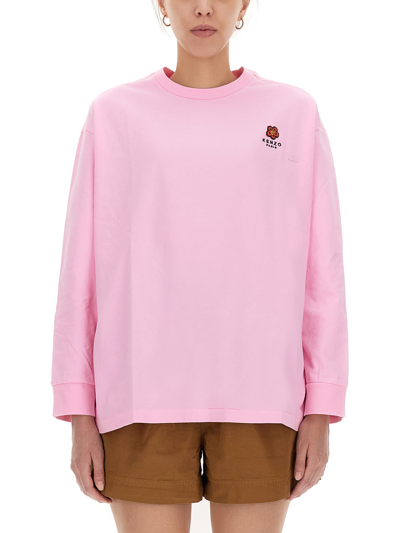 Shop Kenzo Boke Flower T-shirt In Pink