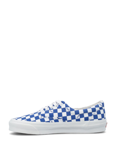 Shop Vans Og Era Lx Sneakers In Royal Checkerboard