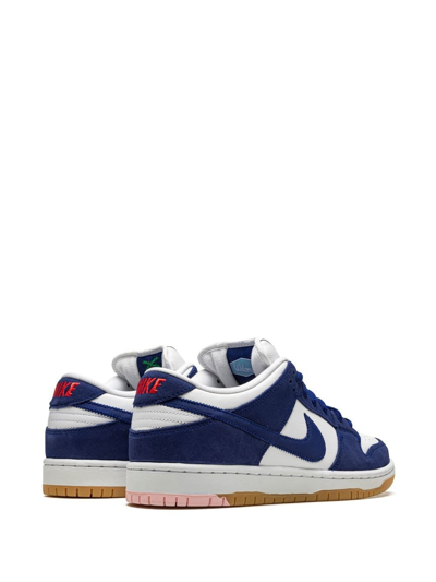 Shop Nike Sb Dunk Low "los Angeles Dodgers" Sneakers In Blue