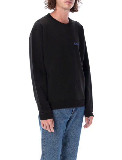 Shop Kenzo Poppy Sweatshirt In Black
