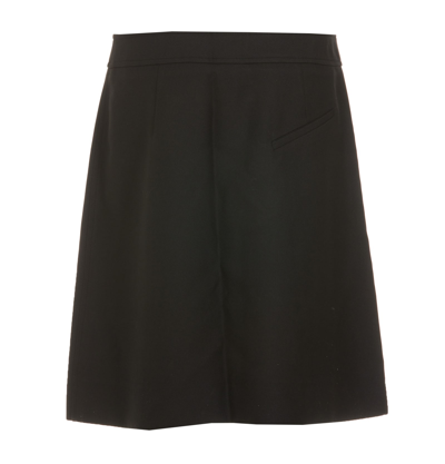 Shop Ganni Mini Skirt In Black
