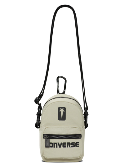Shop Drkshdw Mini Backpack With Logo In Neutrals