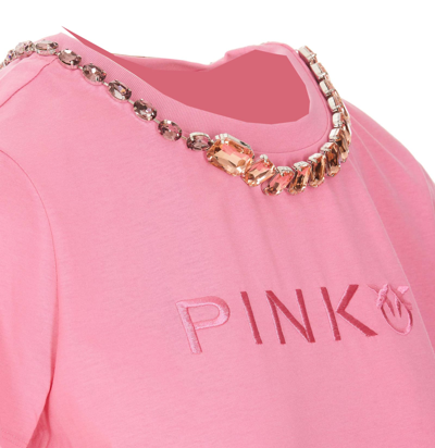 Shop Pinko Marcelle T-shirt In Rosa