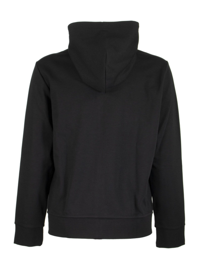 Shop Polo Ralph Lauren Double-knitted Hoodie  In Black