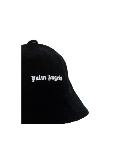 Shop Palm Angels Bucket Hat In Black