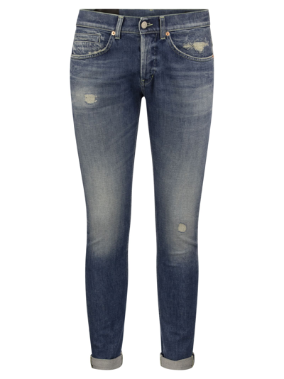 Shop Dondup George - Five Pocket Jeans In Blu