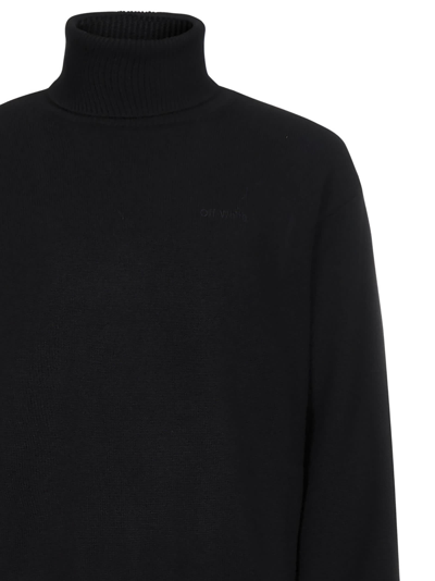 Shop Off-white Sweater In Nero