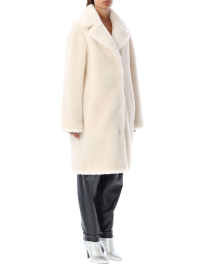 Shop Stand Studio Camille Cocoon Coat In White