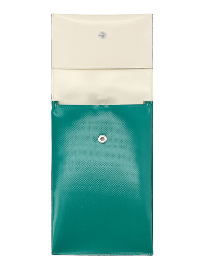 Shop Marni Two Tne Phonecase In White Sea Green