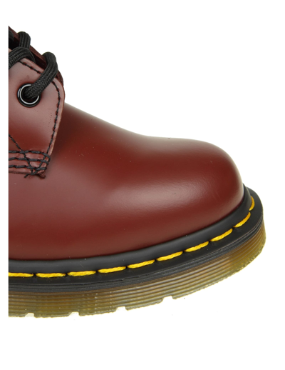 Shop Dr. Martens' Dr.martens Smooth Boots In Cherry Color Leather In Rosso