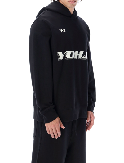 Shop Y-3 Yohji Hoodie In Black
