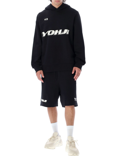 Shop Y-3 Yohji Hoodie In Black