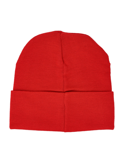 Shop Palm Angels Classic Logo Beanie In Red