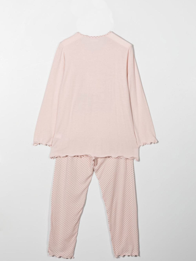Shop La Perla Pajamas With Pois In Pink