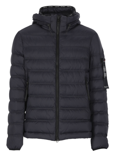 Shop Peuterey Boggs Quilted Down Jacket In Blu