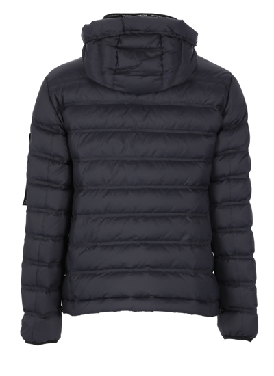 Shop Peuterey Boggs Quilted Down Jacket In Blu