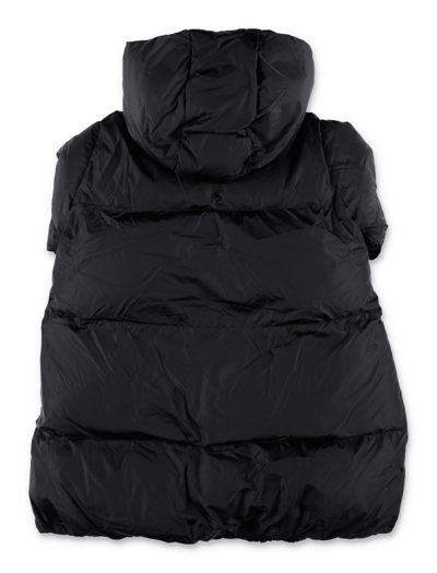 Shop Mm6 Maison Margiela Padded Puffer Jacket In Black