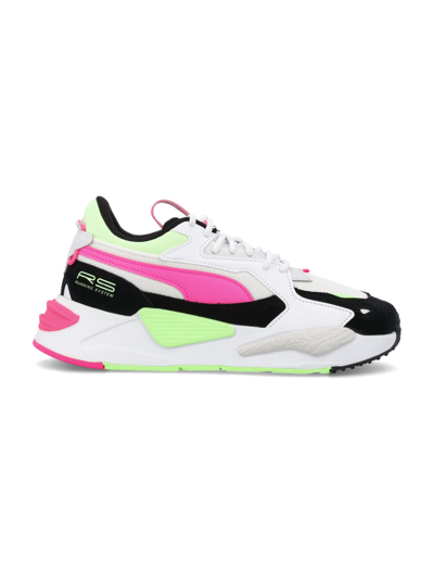 Puma Rs-z Colour-block Sneakers In White Fluo Pink | ModeSens