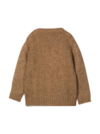 Shop Eleventy Brown Sweater Teen Girl In Marrone