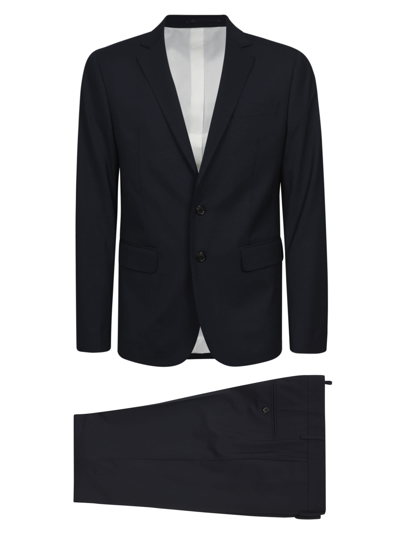 Shop Dsquared2 Single-breasted Suit In Blu