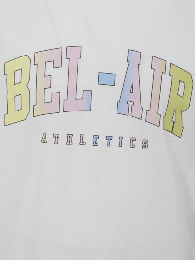 Shop Bel-air Athletics College T-shirt In Off White