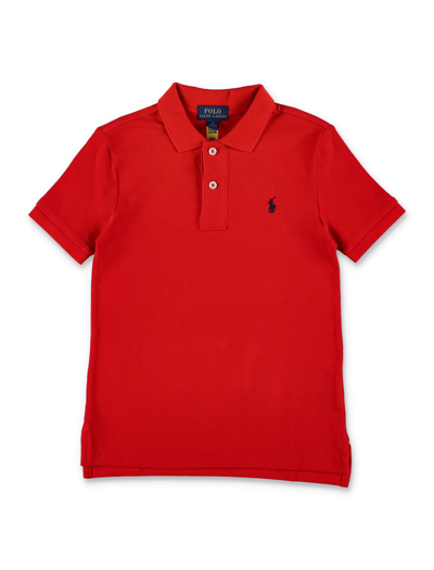 Shop Polo Ralph Lauren Classic Polo Shirt In Red