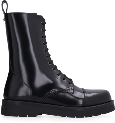 Shop Valentino Leather Boots