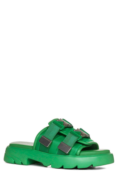Shop Bottega Veneta Flash Padded Flat Sandals