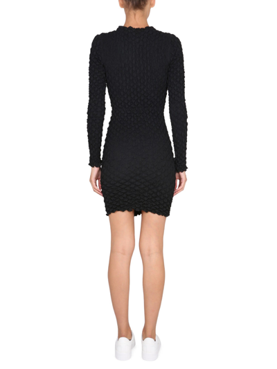 Shop Mcq By Alexander Mcqueen Chunky Knit Dress In Black