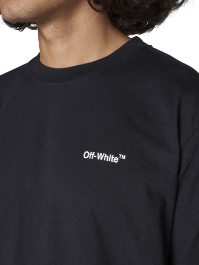 Shop Off-white T-shirt In Black White
