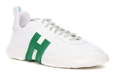 Shop Hogan 3-r Sneakers In Bianco