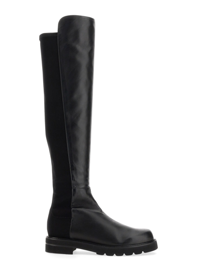 Shop Stuart Weitzman Boot 5050 Lift In Blk