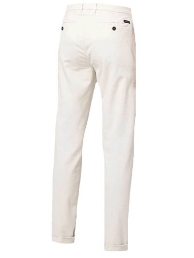 Shop Fay Beige Cotton Blend Trousers In Light Beige