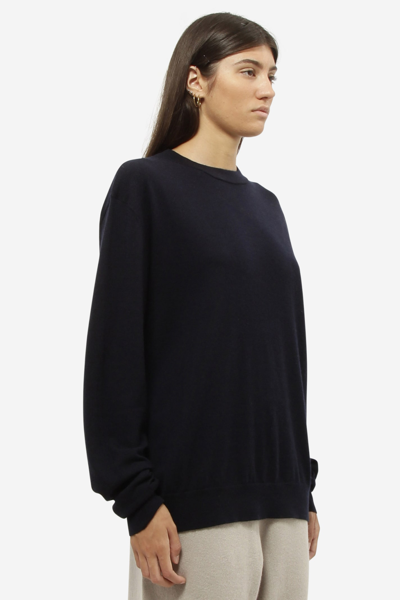 Shop Extreme Cashmere Class Knitwear In Navy