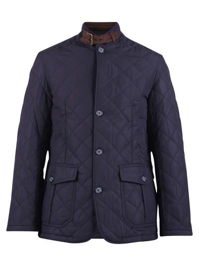 Shop Barbour Padded Jacket In Navy