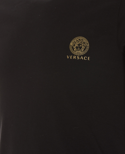 Shop Versace Medusa Underwear T-shirt In Black