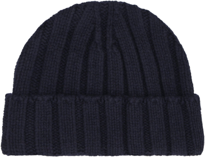 Shop Patou Cable Knit Beanie In N Navy