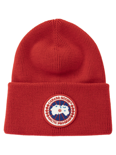 Shop Canada Goose Arctic Disc - Wool Cap In Rosso