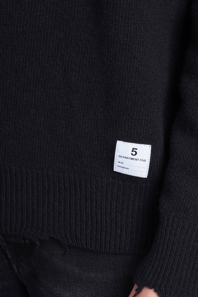 Shop Department Five Telf Knitwear In Black Wool