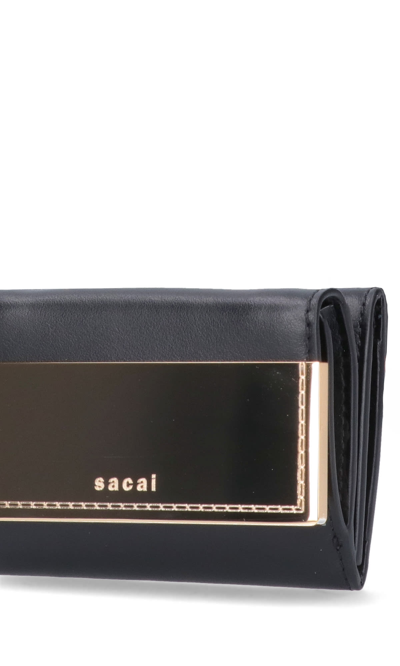 Shop Sacai Wallet In 001 Black