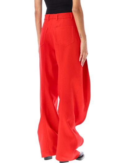 Shop Y/project Banana Pants In Red