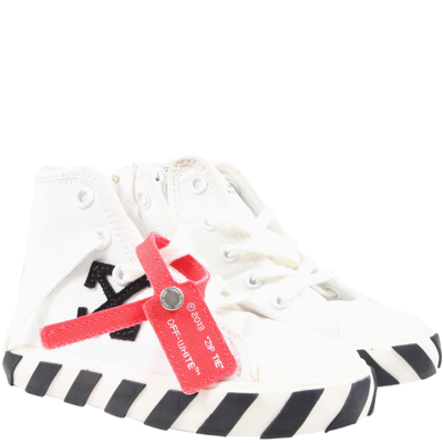 Shop Off-white White Sneakers For Kids