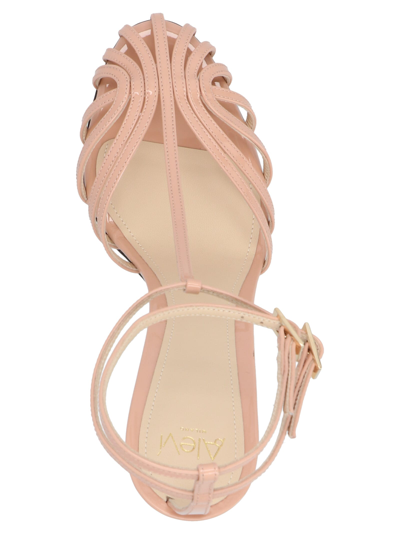 Shop Alevì Stella Sandals In Neutro