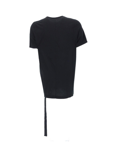 Shop Drkshdw String-detailed Crewneck T-shirt In Black